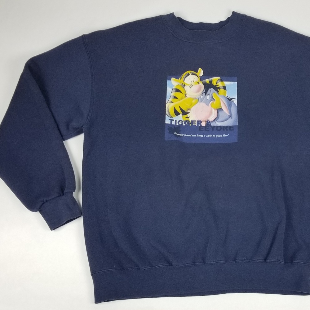Disney Tigger Eyore Crew-neck  90s